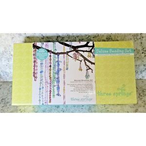 2008 Three Springs Deluxe Beading Set Metallic‎ Collection Kit with Trays NIB
